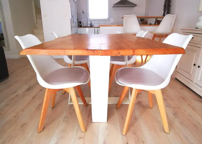 90 M2 Avec Parking Terrasse Balcons, Proche Du Port Et Plages 阿卡雄